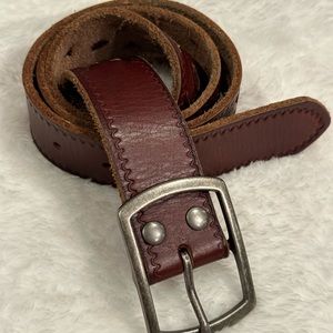Lucky Brand brown leather belt size small